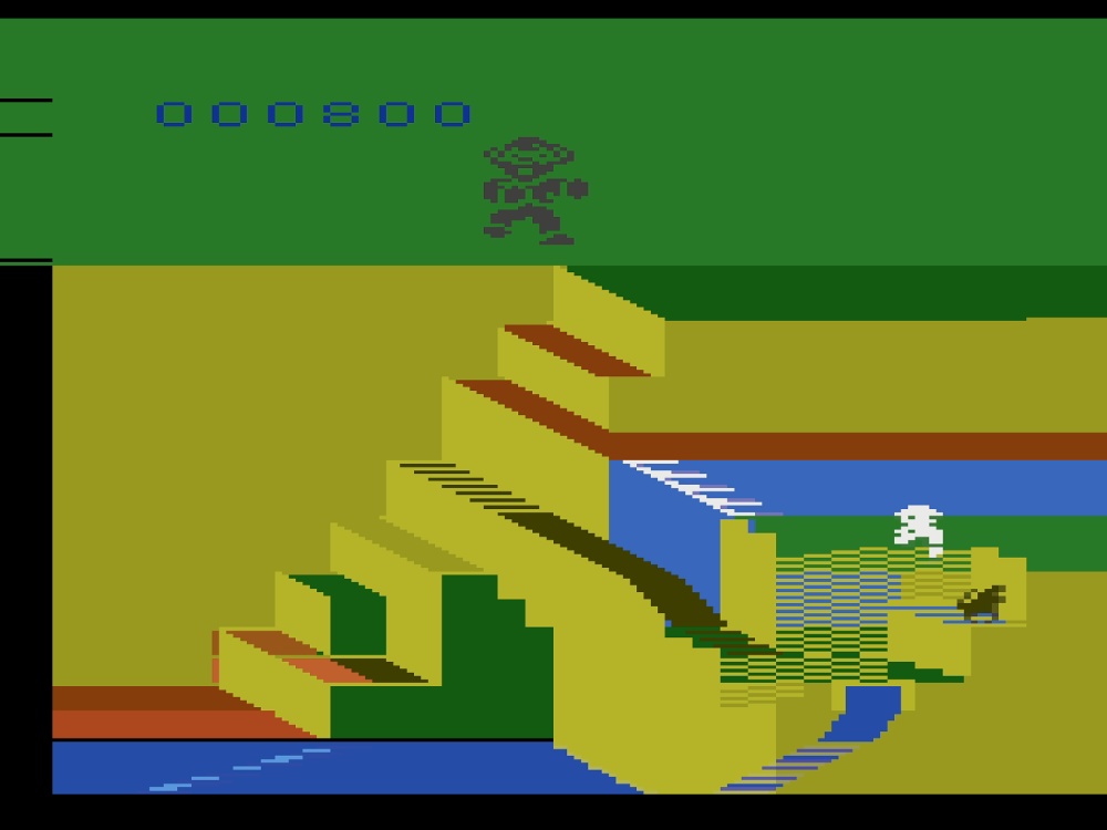 Gameplay of Congo Bongo for Atari 2600